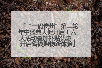 “一码贵州”第二轮年中盛典大促开启！六大活动叠加补贴优惠，开启省钱购物新体验