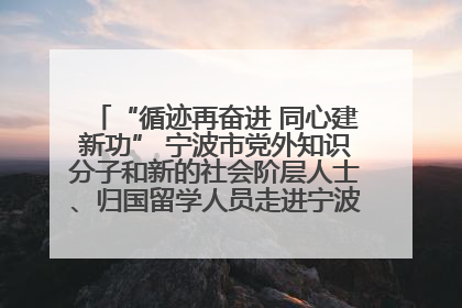“循迹再奋进 同心建新功” 宁波市党外知识分子和新的社会阶层人士、归国留学人员走进宁波舟山港穿山港区
