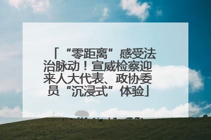 “零距离”感受法治脉动！宣威检察迎来人大代表、政协委员“沉浸式”体验