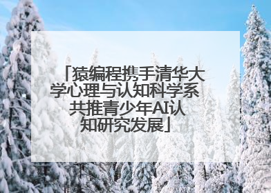 猿编程携手清华大学心理与认知科学系 共推青少年AI认知研究发展