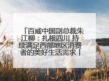 百威中国副总裁朱江柳：扎根四川 持续满足西部地区消费者的美好生活需求丨西望四川