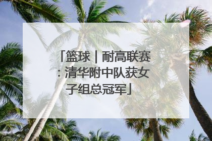 篮球｜耐高联赛：清华附中队获女子组总冠军