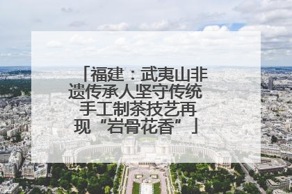 福建：武夷山非遗传承人坚守传统 手工制茶技艺再现“岩骨花香”