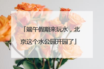 端午假期来玩水，北京这个水公园开园了