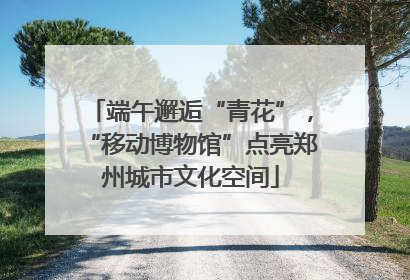 端午邂逅“青花”，“移动博物馆”点亮郑州城市文化空间