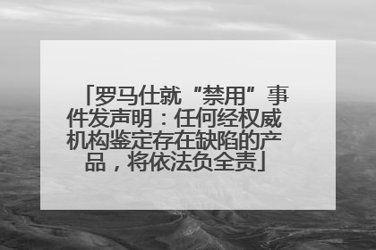 罗马仕就“禁用”事件发声明：任何经权威机构鉴定存在缺陷的产品，将依法负全责