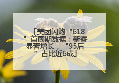 美团闪购“618”首周期数据：新客显著增长，“95后”占比近6成