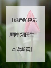 绿色防控筑屏障 烟田生态谱新篇