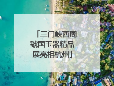 三门峡西周虢国玉器精品展亮相杭州