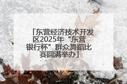 东营经济技术开发区2025年“东营银行杯”群众舞蹈比赛圆满举办