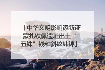 中华文明影响添新证 蒙扎铁佩遗址出土“五铢”钱和斜纹纬锦