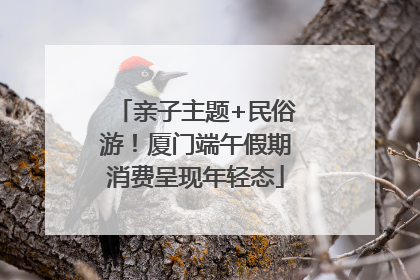 亲子主题+民俗游！厦门端午假期消费呈现年轻态