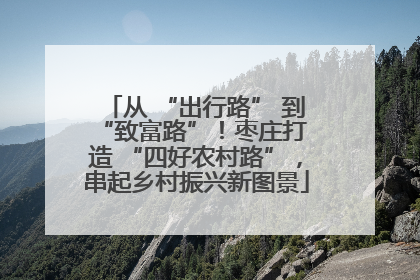 从 “出行路” 到 “致富路”！枣庄打造 “四好农村路”，串起乡村振兴新图景