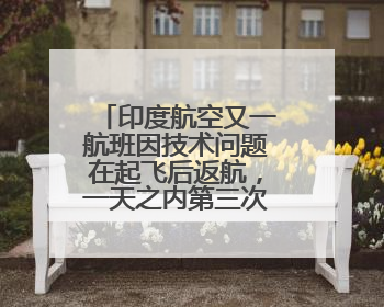 印度航空又一航班因技术问题在起飞后返航，一天之内第三次因“技术问题”返航