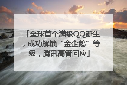 全球首个满级QQ诞生，成功解锁“金企鹅”等级，腾讯高管回应