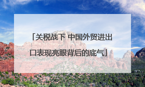关税战下 中国外贸进出口表现亮眼背后的底气