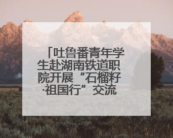 吐鲁番青年学生赴湖南铁道职院开展“石榴籽·祖国行”交流活动