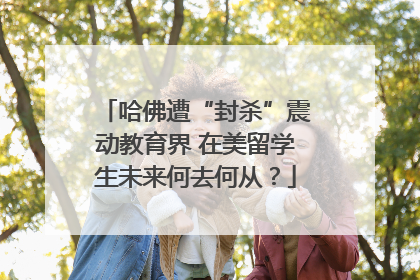 哈佛遭“封杀”震动教育界 在美留学生未来何去何从？