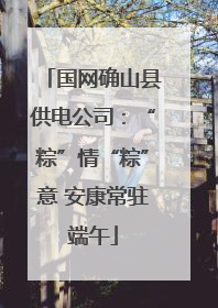 国网确山县供电公司：“粽”情“粽”意 安康常驻端午