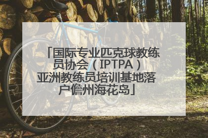国际专业匹克球教练员协会（IPTPA）亚洲教练员培训基地落户儋州海花岛