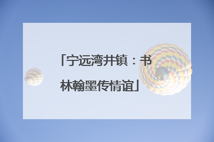 宁远湾井镇：书林翰墨传情谊