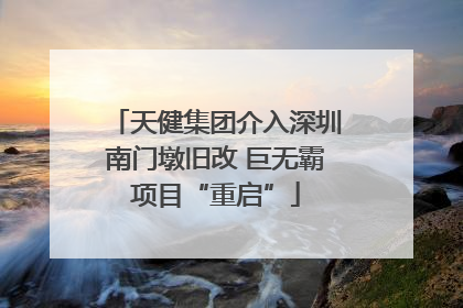 天健集团介入深圳南门墩旧改 巨无霸项目“重启”