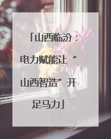 山西临汾：电力赋能让“山西智造”开足马力