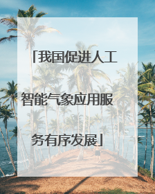 我国促进人工智能气象应用服务有序发展