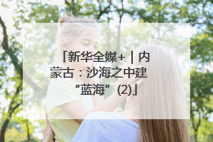 新华全媒+｜内蒙古：沙海之中建“蓝海”(2)