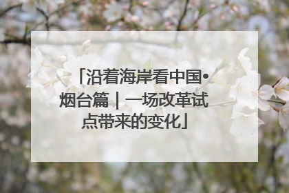 沿着海岸看中国•烟台篇｜一场改革试点带来的变化