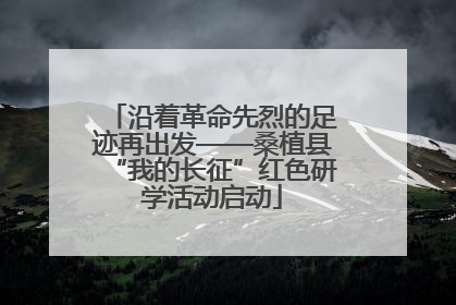 沿着革命先烈的足迹再出发——桑植县“我的长征”红色研学活动启动