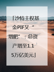 沙特主权基金PIF又“增肥”：总资产增至1.15万亿美元