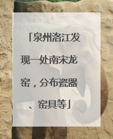 泉州洛江发现一处南宋龙窑，分布瓷器、窑具等