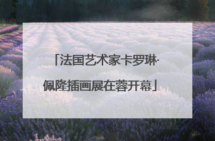 法国艺术家卡罗琳·佩隆插画展在蓉开幕