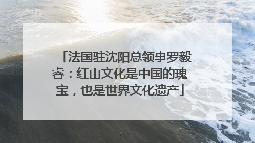 法国驻沈阳总领事罗毅睿：红山文化是中国的瑰宝，也是世界文化遗产