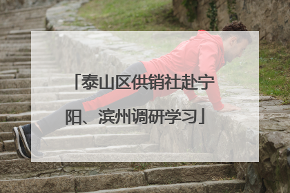 泰山区供销社赴宁阳、滨州调研学习
