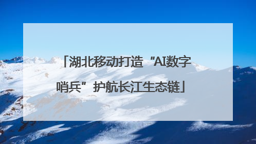 湖北移动打造“AI数字哨兵”护航长江生态链