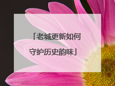 老城更新如何守护历史韵味