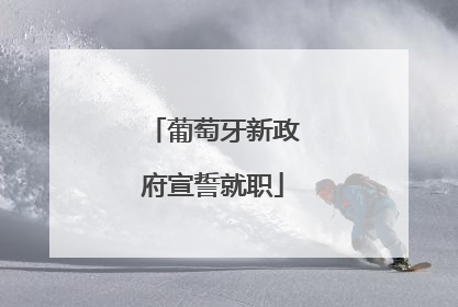葡萄牙新政府宣誓就职
