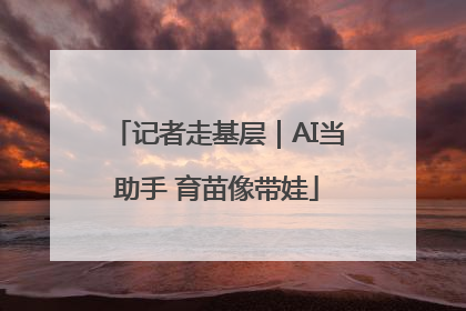 记者走基层｜AI当助手 育苗像带娃