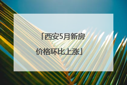 西安5月新房价格环比上涨