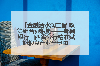 金融活水润三晋 政策组合强粮链——邮储银行山西省分行精准赋能粮食产业全景图