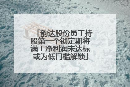 韵达股份员工持股第一个锁定期将满！净利润未达标或为低门槛解锁