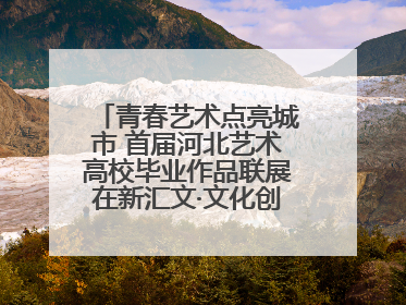 青春艺术点亮城市 首届河北艺术高校毕业作品联展在新汇文·文化创意体验中心开幕
