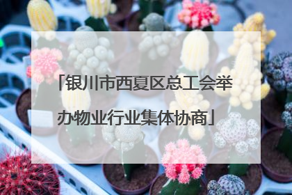 银川市西夏区总工会举办物业行业集体协商