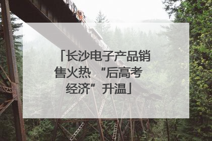 长沙电子产品销售火热 “后高考经济”升温