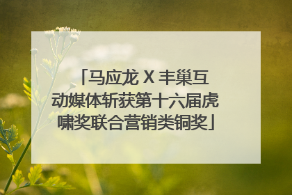 马应龙 X 丰巢互动媒体斩获第十六届虎啸奖联合营销类铜奖