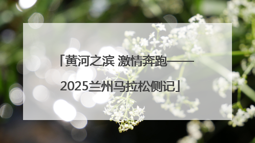 黄河之滨 激情奔跑——2025兰州马拉松侧记