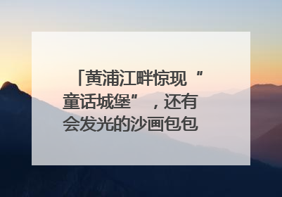黄浦江畔惊现“童话城堡”，还有会发光的沙画包包？｜宝藏小店