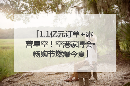 1.1亿元订单+露营星空！空港家博会▪畅购节燃爆今夏